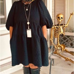 A New Day - Target - Quilted Black Dress w/ POCKETS! - Worn Once -